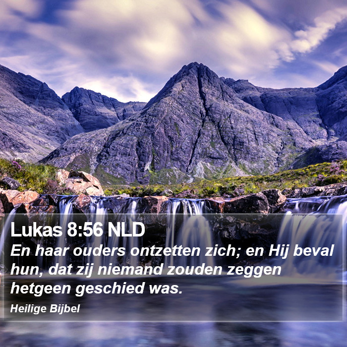 Lukas 8:56 NLD Bible Study