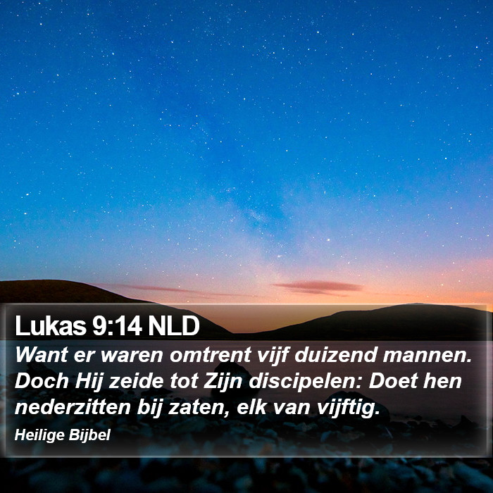 Lukas 9:14 NLD Bible Study