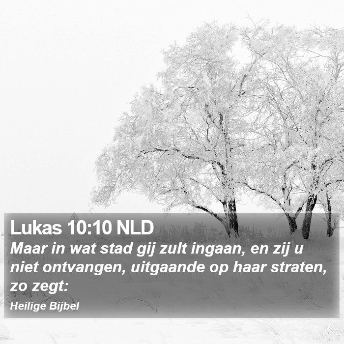 Lukas 10:10 NLD Bible Study
