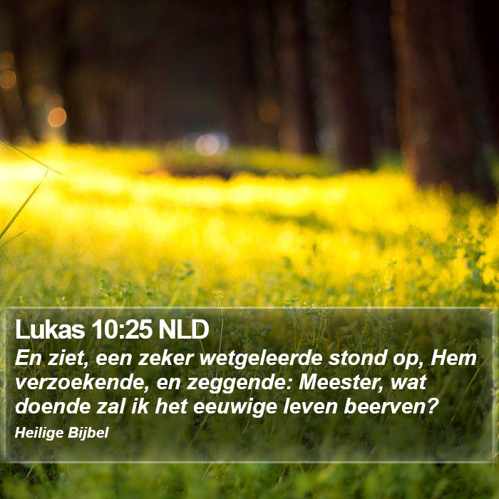 Lukas 10:25 NLD Bible Study