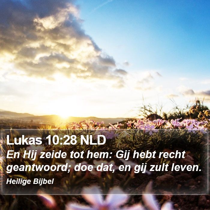 Lukas 10:28 NLD Bible Study