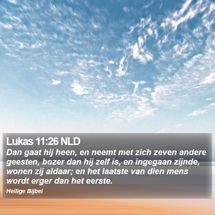 Lukas 11:26 NLD Bible Study