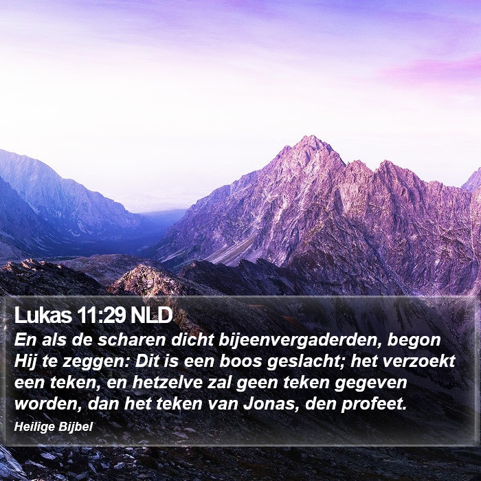 Lukas 11:29 NLD Bible Study