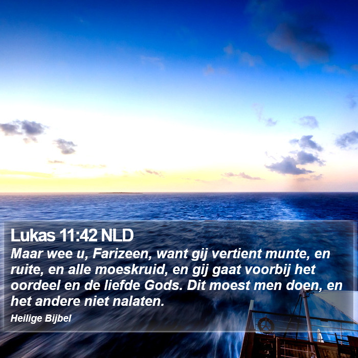 Lukas 11:42 NLD Bible Study