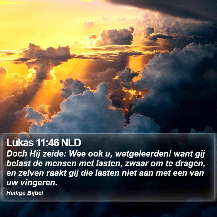 Lukas 11:46 NLD Bible Study