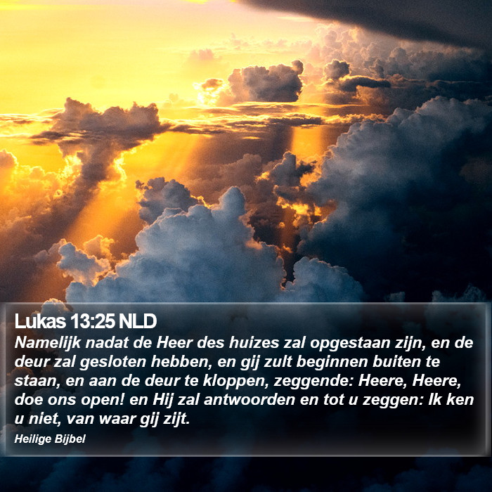 Lukas 13:25 NLD Bible Study