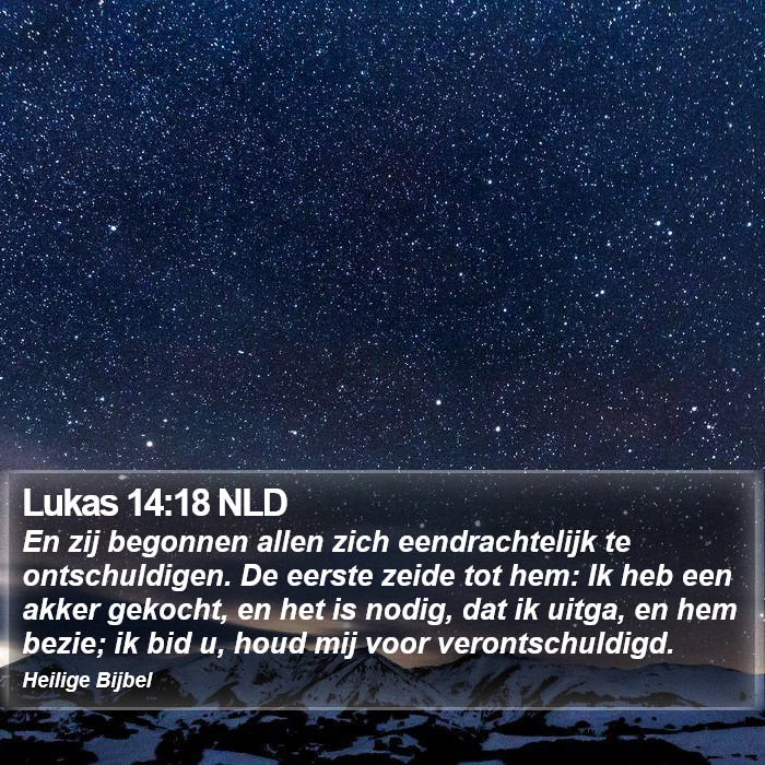 Lukas 14:18 NLD Bible Study