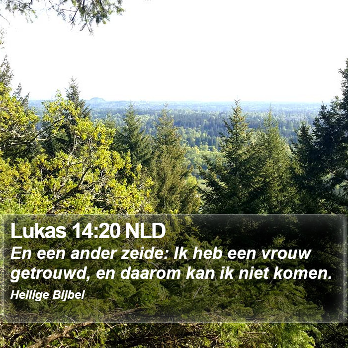 Lukas 14:20 NLD Bible Study