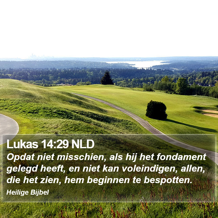 Lukas 14:29 NLD Bible Study