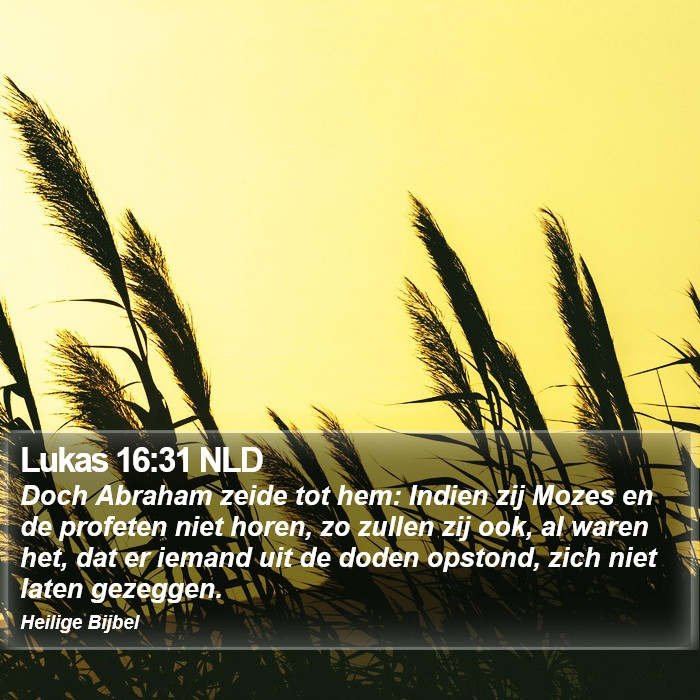 Lukas 16:31 NLD Bible Study