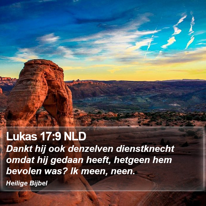 Lukas 17:9 NLD Bible Study