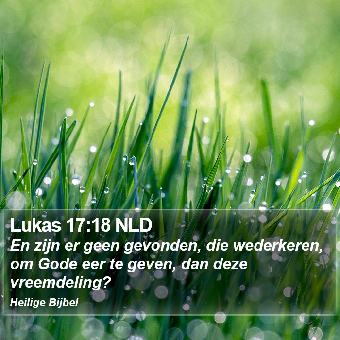 Lukas 17:18 NLD Bible Study