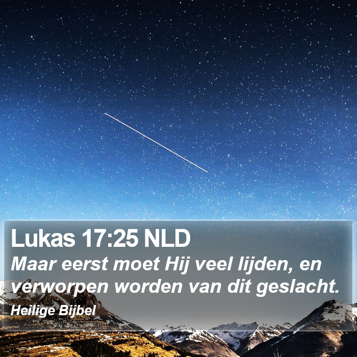 Lukas 17:25 NLD Bible Study