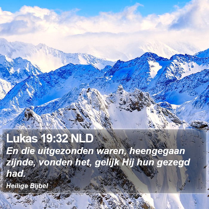 Lukas 19:32 NLD Bible Study