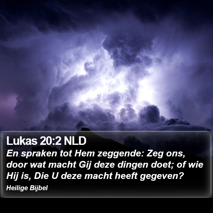 Lukas 20:2 NLD Bible Study