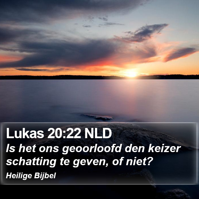 Lukas 20:22 NLD Bible Study