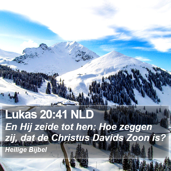 Lukas 20:41 NLD Bible Study