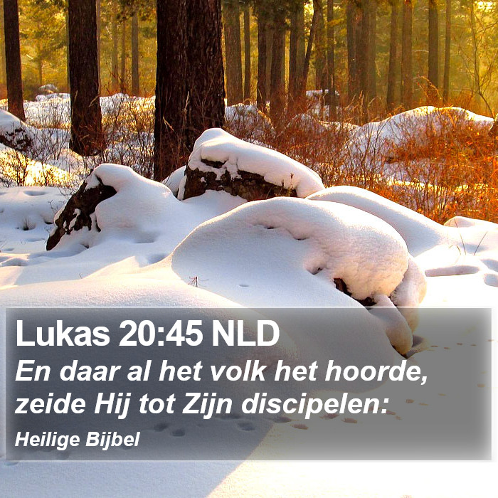 Lukas 20:45 NLD Bible Study