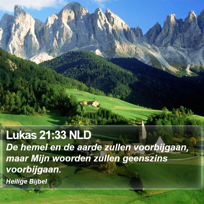 Lukas 21:33 NLD Bible Study