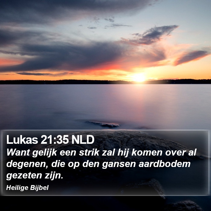 Lukas 21:35 NLD Bible Study