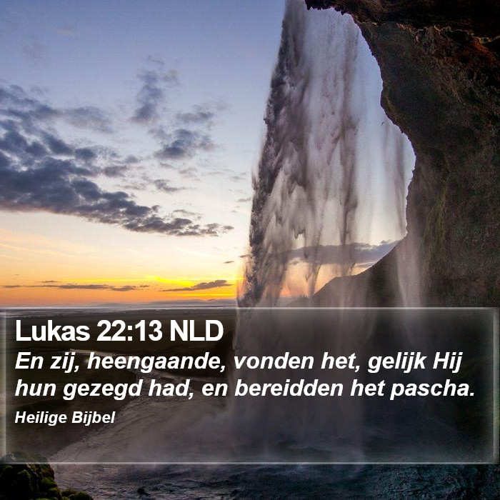 Lukas 22:13 NLD Bible Study