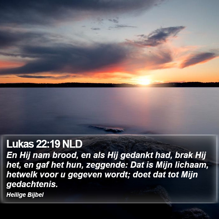 Lukas 22:19 NLD Bible Study