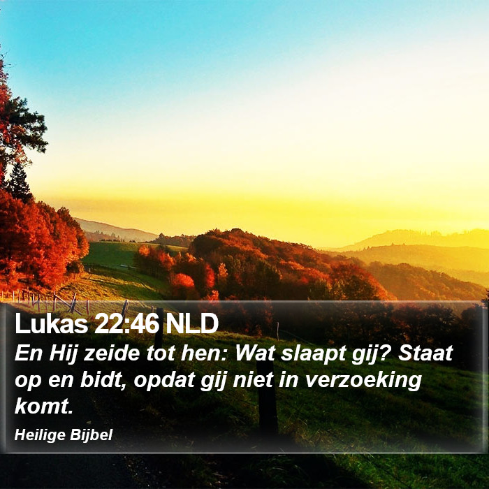 Lukas 22:46 NLD Bible Study