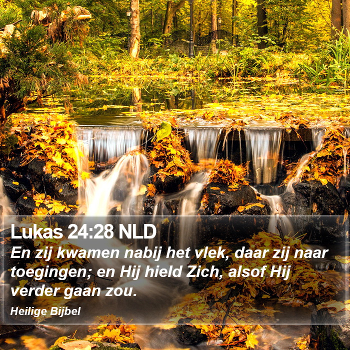 Lukas 24:28 NLD Bible Study