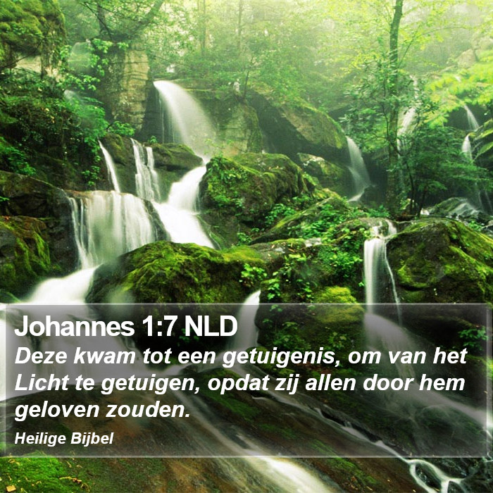 Johannes 1:7 NLD Bible Study