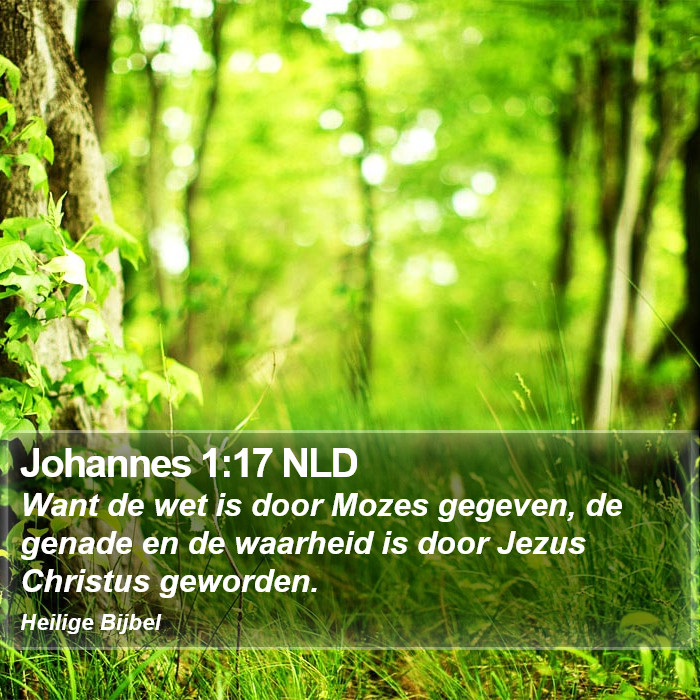 Johannes 1:17 NLD Bible Study