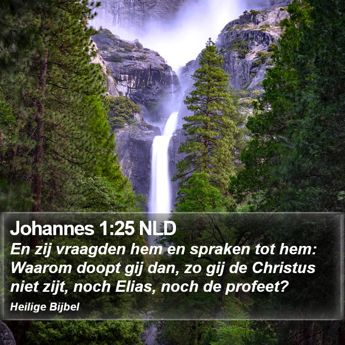 Johannes 1:25 NLD Bible Study