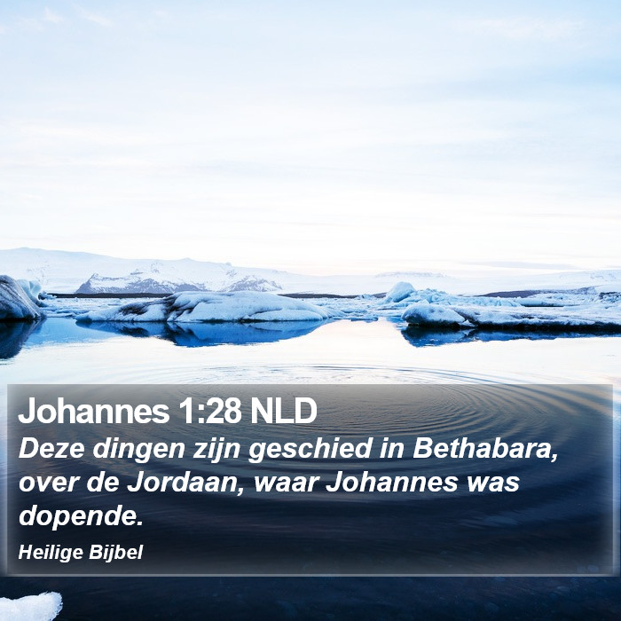 Johannes 1:28 NLD Bible Study