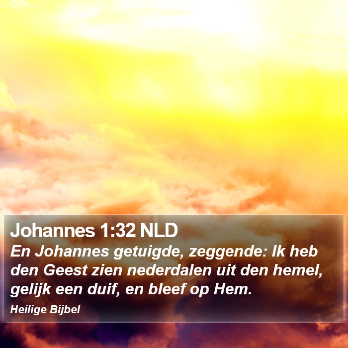 Johannes 1:32 NLD Bible Study