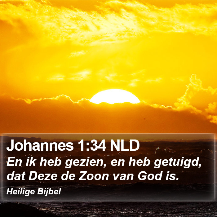 Johannes 1:34 NLD Bible Study