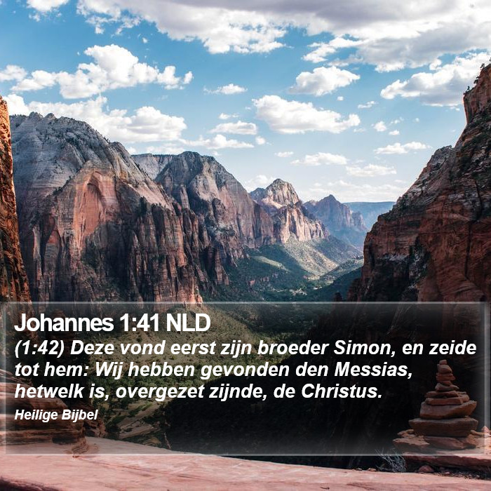 Johannes 1:41 NLD Bible Study