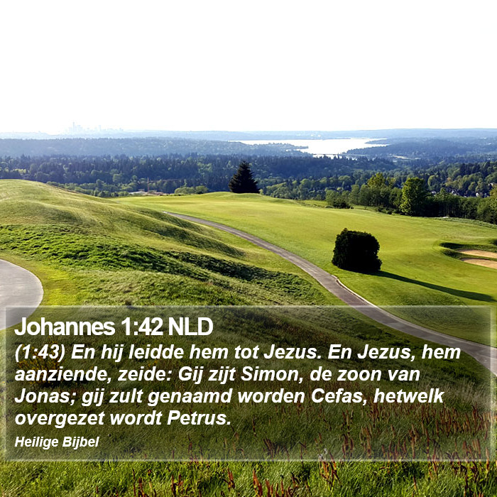 Johannes 1:42 NLD Bible Study