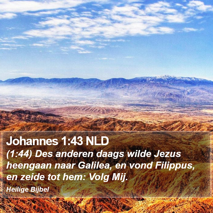 Johannes 1:43 NLD Bible Study