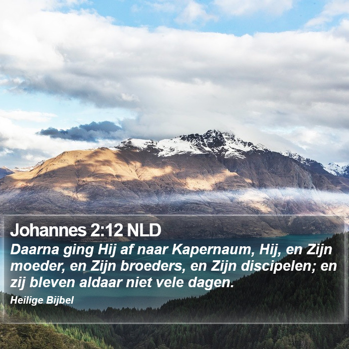 Johannes 2:12 NLD Bible Study