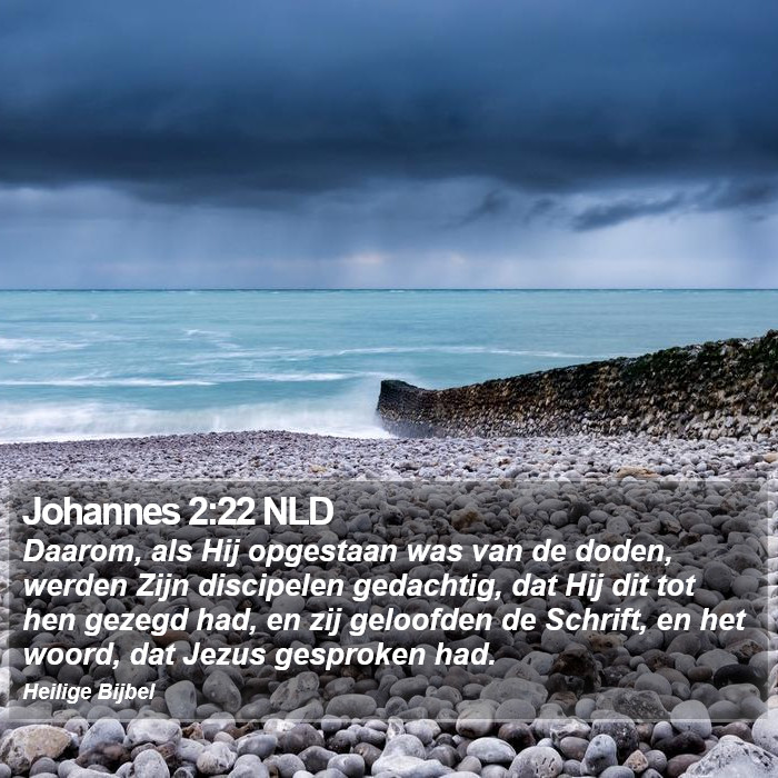 Johannes 2:22 NLD Bible Study