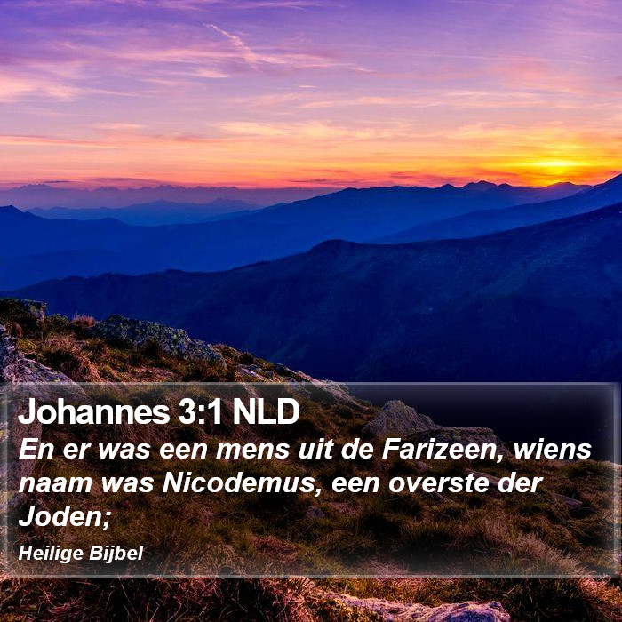 Johannes 3:1 NLD Bible Study