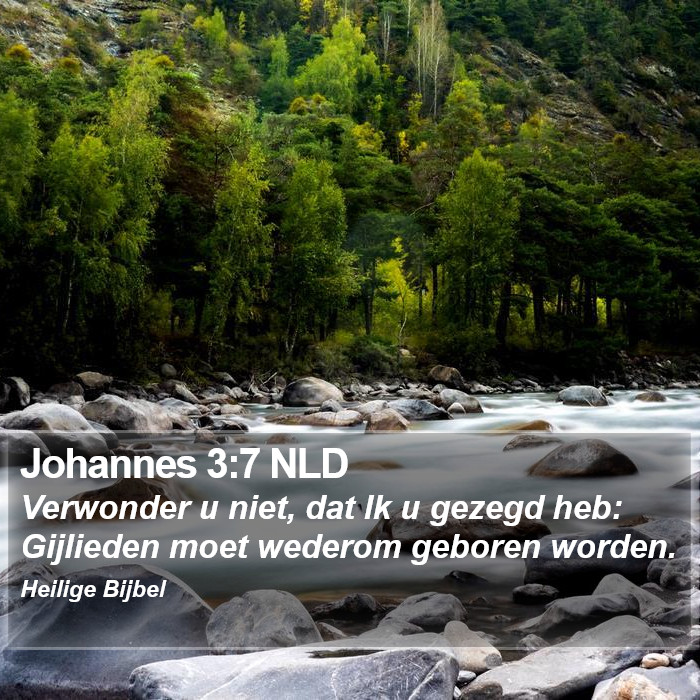 Johannes 3:7 NLD Bible Study