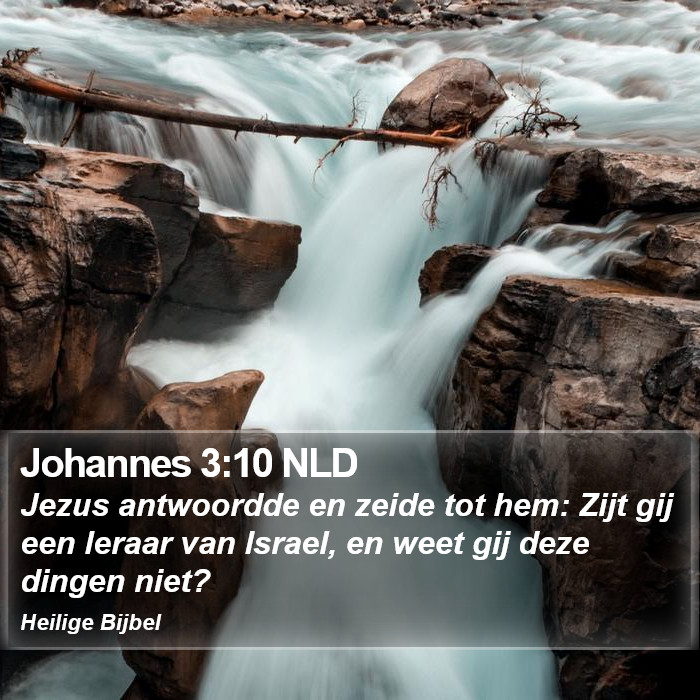 Johannes 3:10 NLD Bible Study