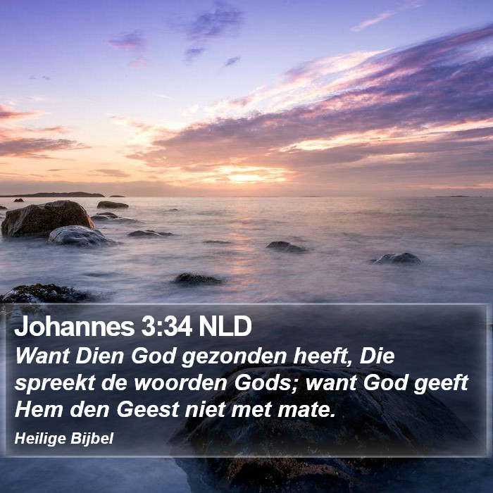 Johannes 3:34 NLD Bible Study