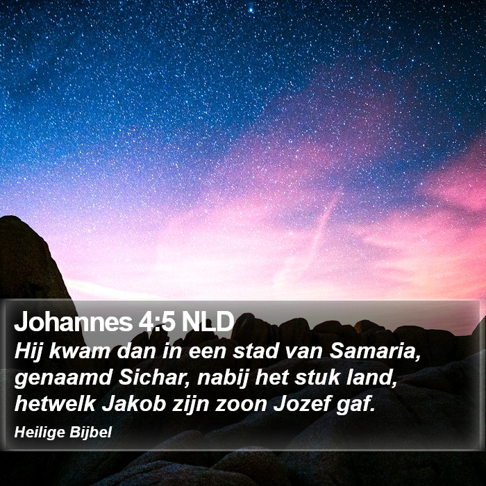 Johannes 4:5 NLD Bible Study