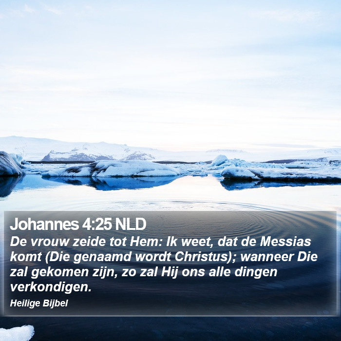 Johannes 4:25 NLD Bible Study