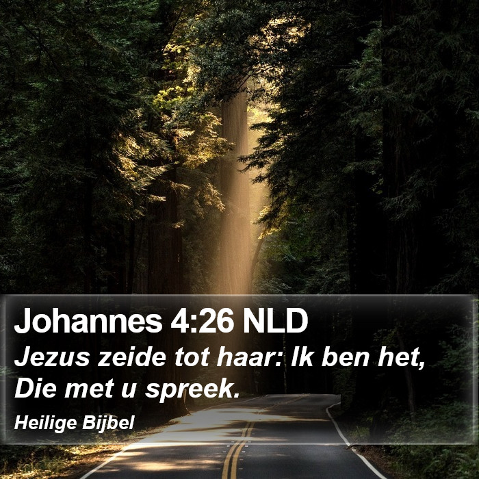 Johannes 4:26 NLD Bible Study