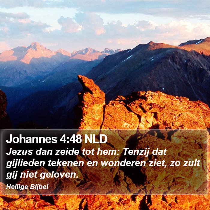 Johannes 4:48 NLD Bible Study