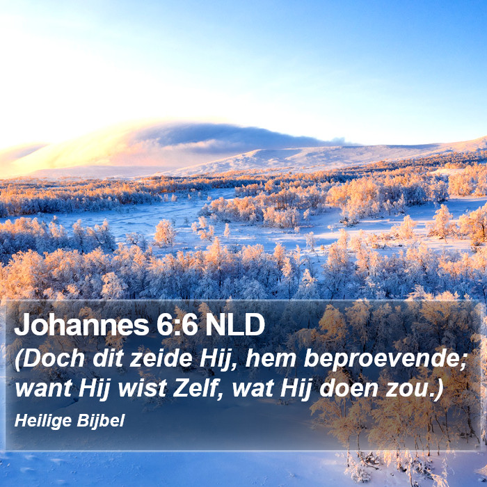 Johannes 6:6 NLD Bible Study