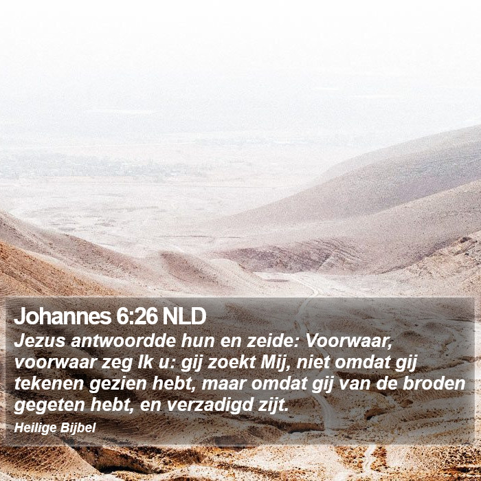 Johannes 6:26 NLD Bible Study