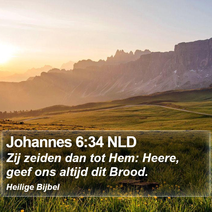 Johannes 6:34 NLD Bible Study